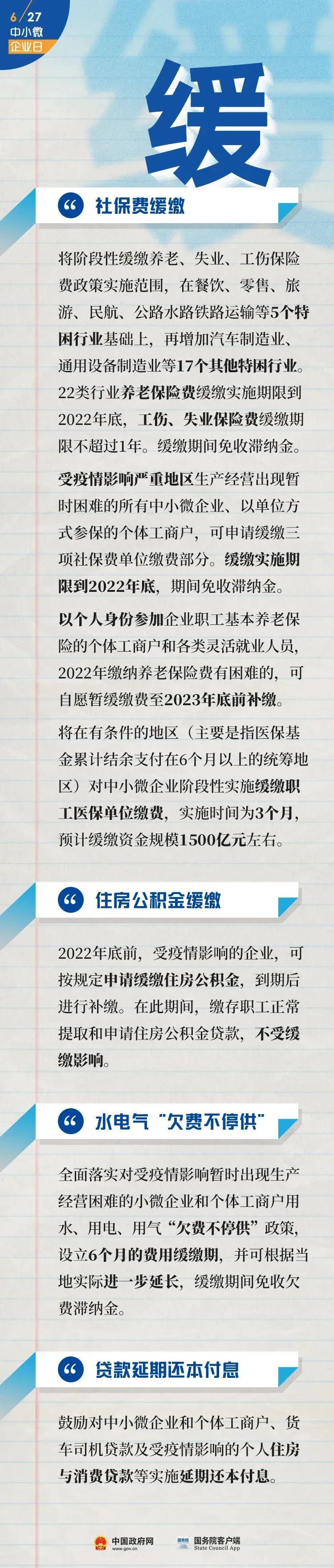 【一起來了解】@全國中小微企業，這些政策支持你→